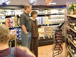 Shopping for staples...